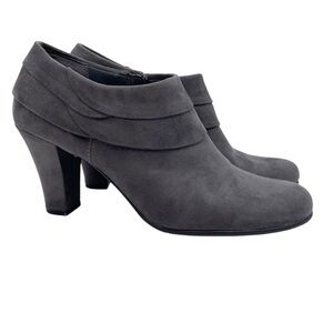 AEROSOLES Gray Ankle Boots